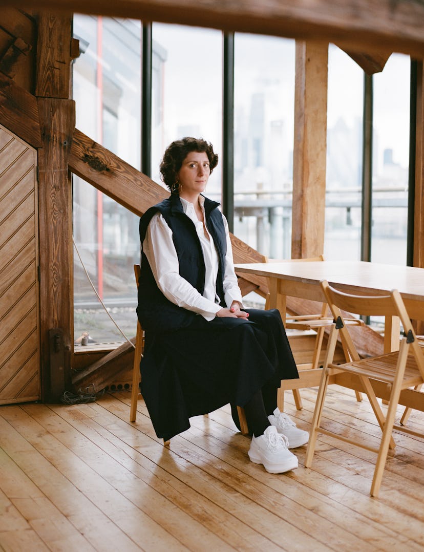 Marguerite Humeau in her studio in London