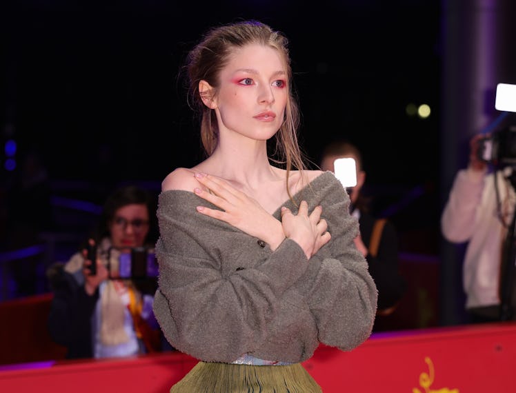 BERLIN, GERMANY - FEBRUARY 16: Hunter Schafer of the movie "Cuckoo" attends the "A Different Man" pr...