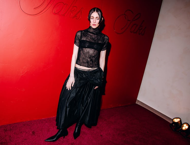 Caroline Polachek at the Saks Fifth Avenue NYFW Kickoff Party held at The Crane Club on February 05,...