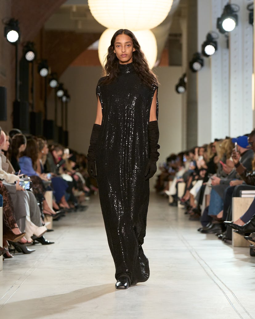 a look from michael kors collection fall 2025 shown at new york fashion week