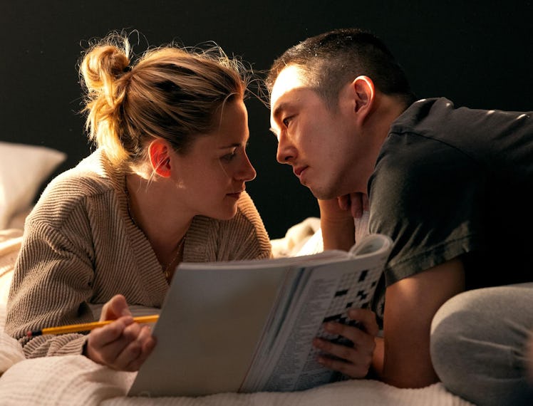 Kristen Stewart and Steven Yeung in Love Me
