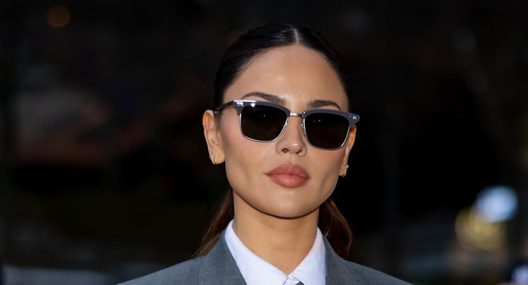 Eiza Gonzalez attends the Thom Browne fashion show during New York Fashion Week: The Shows on Februa...