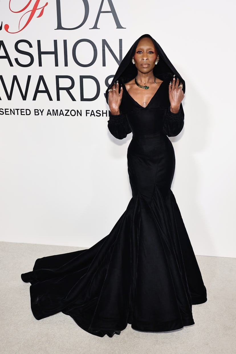 Cynthia Erivo attends the 2024 CFDA Awards at American Museum of Natural History on October 28, 2024...