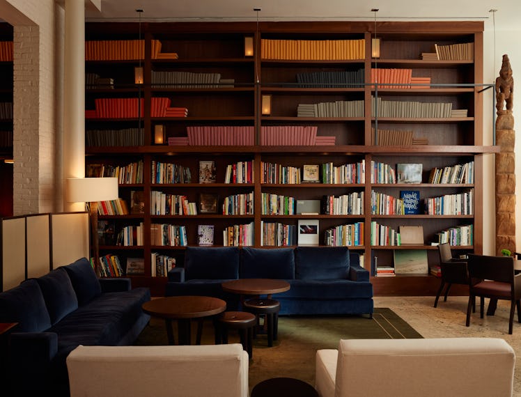 Inside The Mercer hotel's updated lobby space.