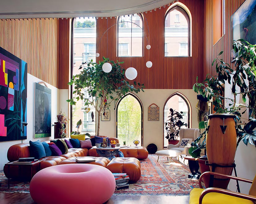 Julie Mehretu Harlem, New York From left: Mehretu’s home, in the former rectory of St. Thomas the Ap...