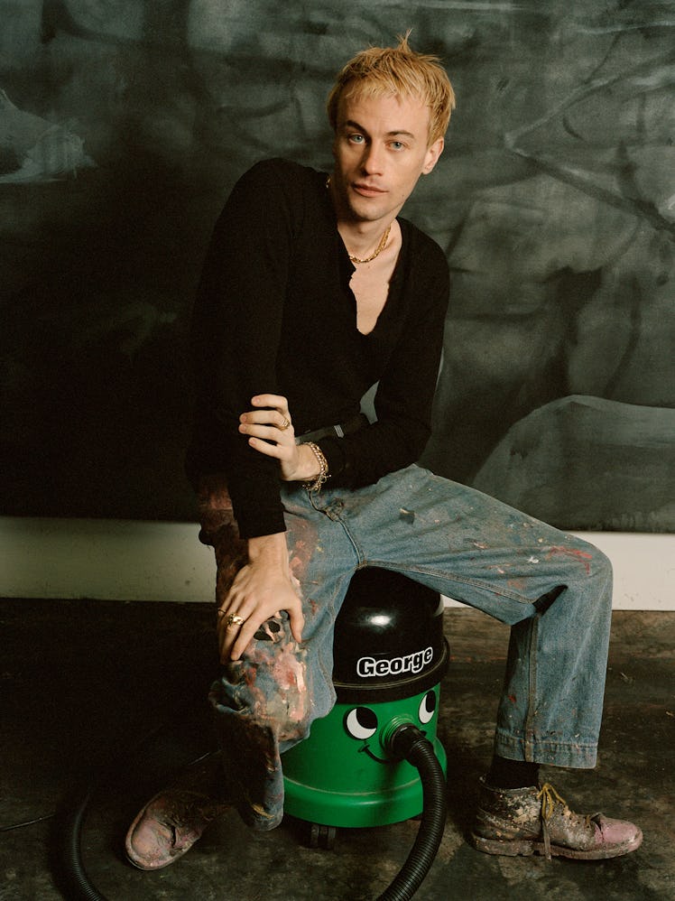 Rouy in his own clothing and accessories.