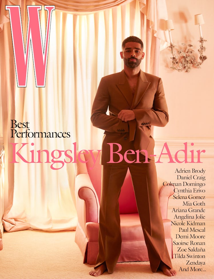 Kingsley Ben-Adir on the cover of W magazine