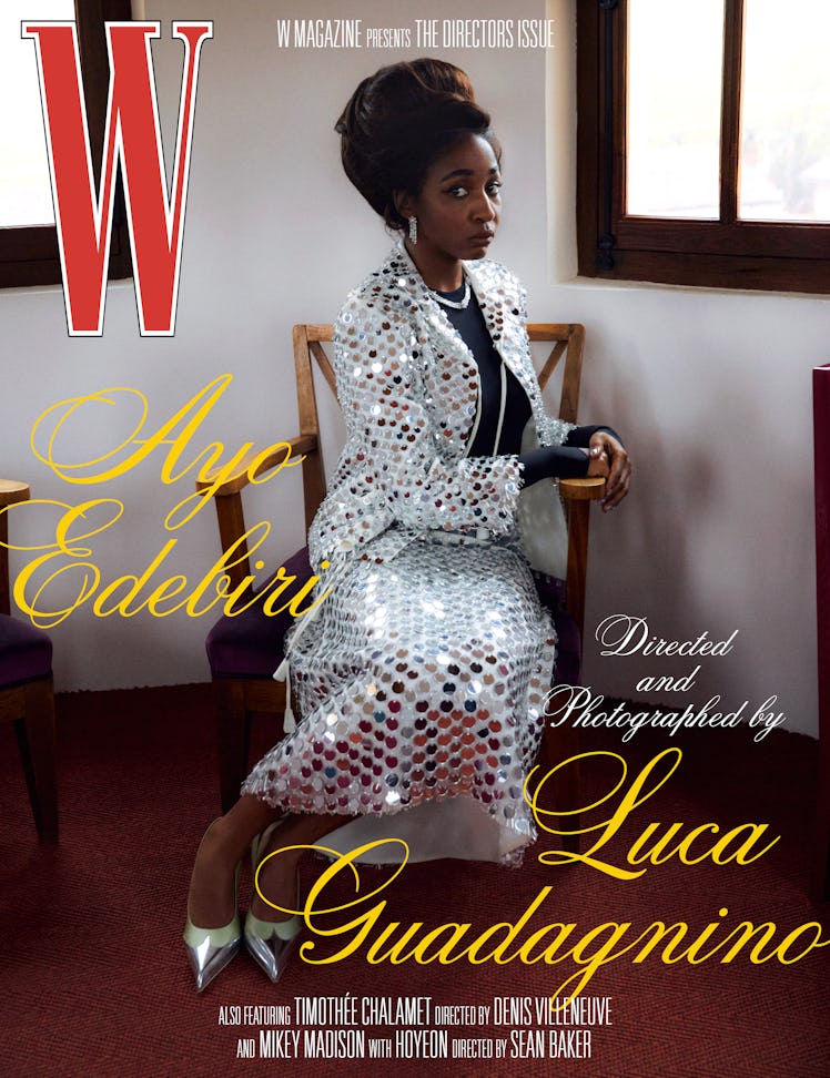 Ayo Edebiri on cover of W magazine